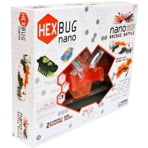 Великий ігровий набір мікророботів Hexbug - Bridge Battle Set з мостом для поєдинків: Колір білий