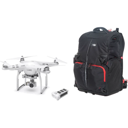 Квадрокоптер DJI Phantom 3 Advanced + Extra battery + Phantom Backpack: Время работы 23 минуты