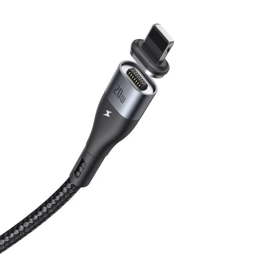 Кабель Baseus Cable USB-C to Lightning Zinc Magnetic Safe Fast Charging PD 20W 1m Black (CATLXC-01) фото 3