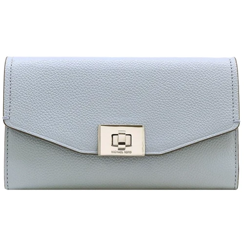 Женский кошелек Michael Kors голубой (192877042428)