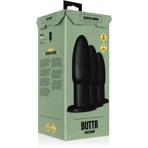 Набор анальных пробок BUTTR - Cluster Bombs Anal Training Set