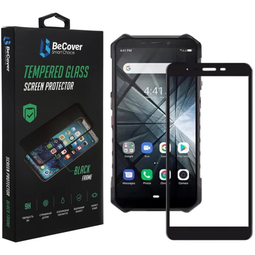 Аксесуар для смартфона BeCover Tempered Glass Black для Ulefone Armor X3/X5 (707318) фото 4