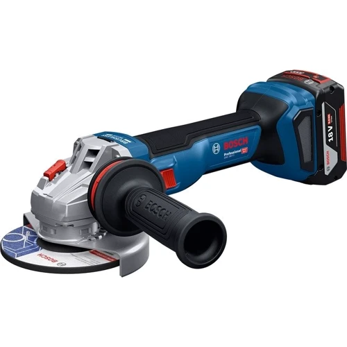 Аккумуляторная бесщеточная угловая шлифмашина Bosch GWS 18V-11 + 2 аккумулятора GBA 18 В 5 Ач + профессиональное быстрозарядное устройство GAL 1880 CV + L-BOXX 136 (06019N4103): Производитель Bosch