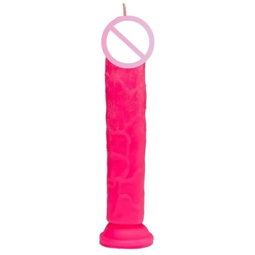 Свеча LOVE FLAME - Dildo Roma PINK Fluor, CPS03-PINK