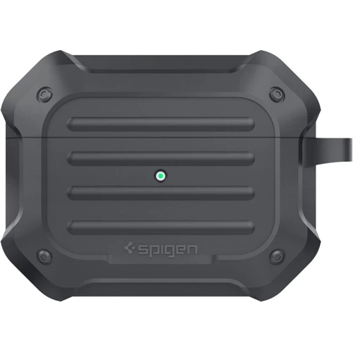 Чехол для наушников Spigen Tough Armor with Belt Charcoal for Apple AirPods Pro: Особенности С карабином