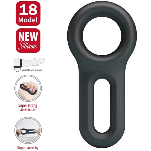 Кільце ерекційне LYBAILE Crazy Bull №18 - Oniel super soft silicone (BI-210363)