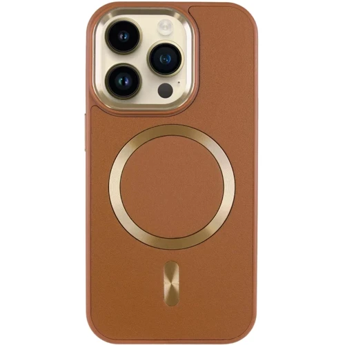 Чохол для iPhone Epik SnapCase with MagSafe Brown для iPhone 14 Pro