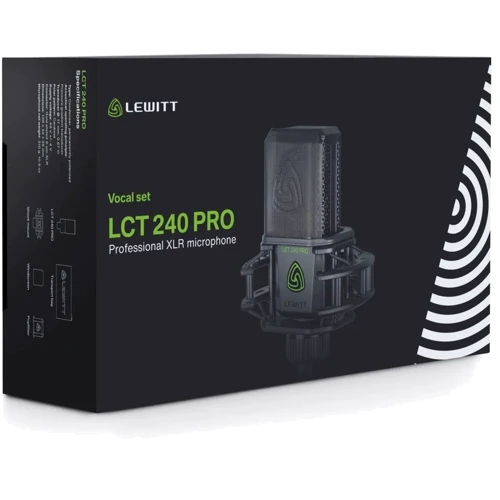Микрофон универсальный Lewitt LCT 240 PRO Vocal Set (24-04-24-02): Тип преобразователя Конденсаторный