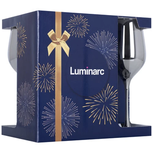 Бокал Luminarc СЕЛЕСТ СИЯЮЩИЙ ГРАФИТ набор 6х350мл для вина (P1566/1): Объем бокала, мл 350