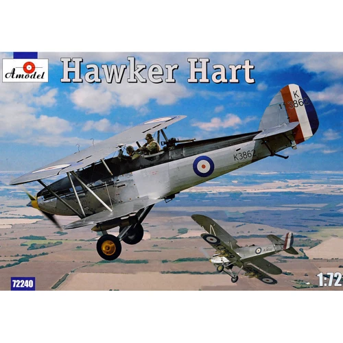 Біплан AMODEL Хоукер Харт (Hawker Hart)