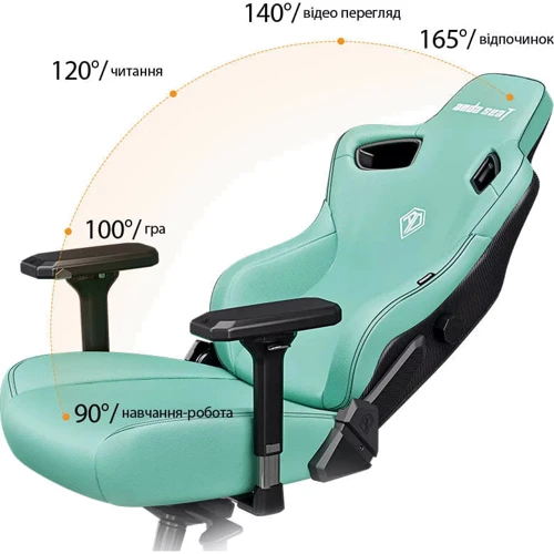 Ігрове крісло Anda Seat Kaiser 3 Black Size XL (AD12YDC-XL-01-B-PV/C) фото 2