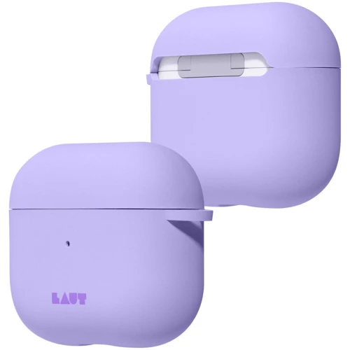 Чехол для наушников LAUT Huex Pastels Violet (L_AP4_HXP_PU) for Apple AirPods 3 фото 2