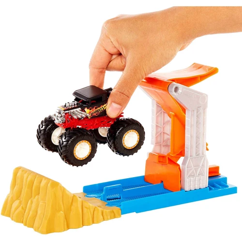 Ігровий набір Hot Wheels Монстро-стрибок серії Monster Trucks (GVK08): Колір разноцветный