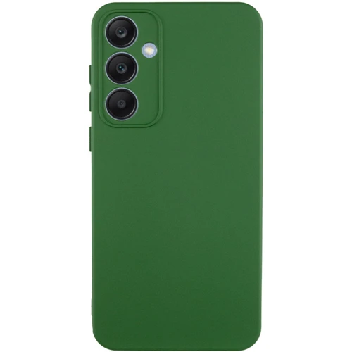 Чехол для телефонов TPU Case Getman Liquid Silk Full Camera Dark Green for Samsung S721 Galaxy S24 FE