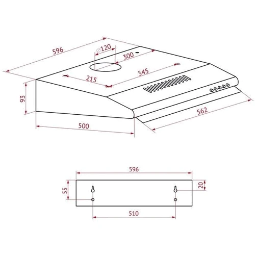 Вытяжка Perfelli PL 6144 Dark BR LED фото 6