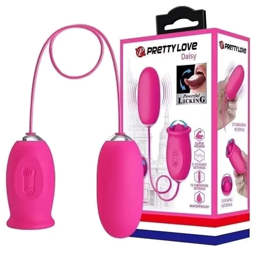 Виброяйцо со стимулятором клитора Pretty Love DAISY, BI-014749-1
