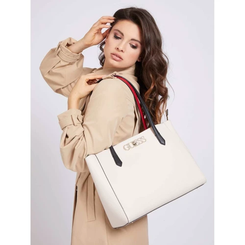 Женская сумка тоут Guess Uptown Chic Elite Tote молочная (HWVG7301250-SML): Тип Сумки