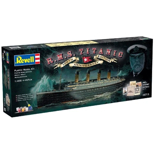 Сборная модель Revell набор Лайнер Титаник. К 100летию постройки. уровень 5 масштаб 1:400