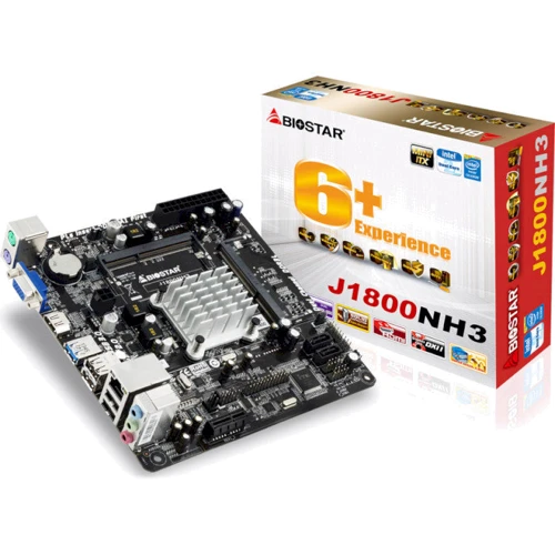 BIOSTAR J1800NH3: Оперативная память 2хSO-DIMM DDR3L