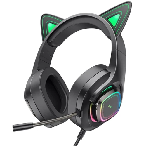 Навушники Hoco W107 Cute cat Elf Cat: Тип конструкції повнорозмірні