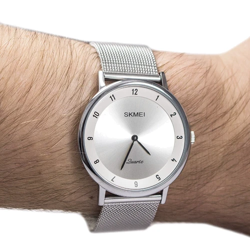 Наручний годинник Skmei 1264 Silver: Тип циферблата Аналоговий (стрілочний)