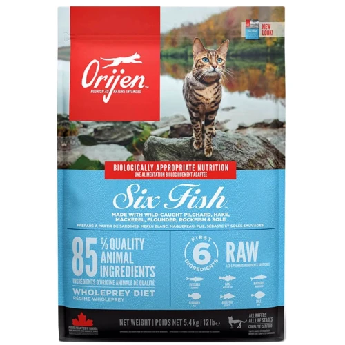 Корм для котов Orijen 6 Fish Cat & Kitten 1.8 кг (o28118)