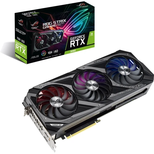 Видеокарта ASUS ROG-STRIX-RTX3080-10G-GAMING: Исполнение Трехслотовое