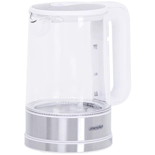 Электрочайник Mesko MS 1301 white: Объем, л 1.7