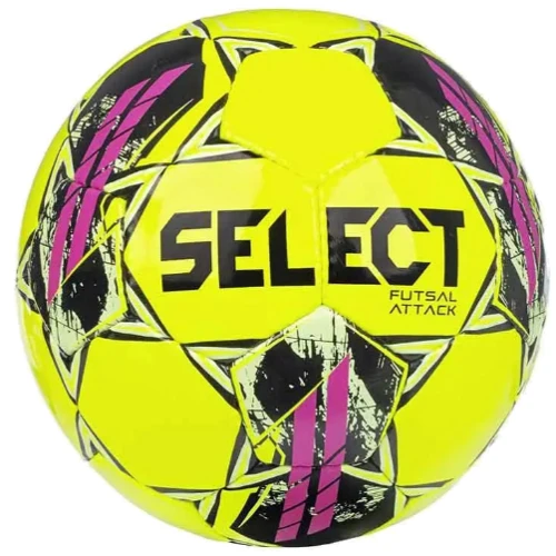 Мяч для игры Select FUTSAL ATTACK v22 футзальный жёлто-розовый Уни 4 (107346-426)