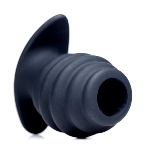 Малый анальный тоннель Hive Ass Tunnel Silicone Ribbed Hollow Anal Plug - Small