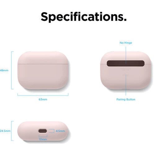 Чехол для наушников Elago Liquid Hybrid Case Pink (EAPPRH-PK) for Airpods Pro фото 7