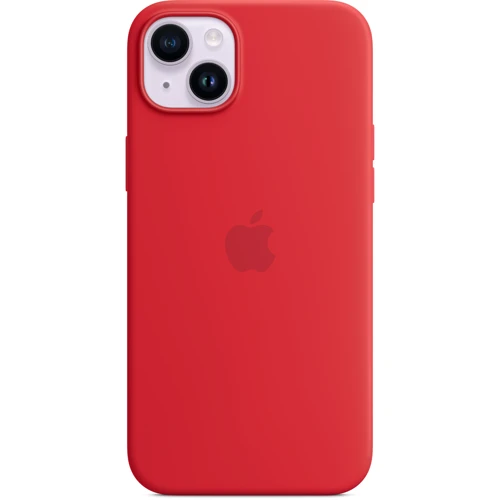 Чехол для iPhone Apple iPhone 14 Plus Silicone Case with MagSafe - (PRODUCT)RED (MW513ZE/A): Цвет красный