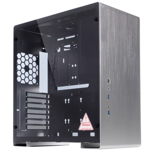Корпус QUBE Griffin Silver (QBU5A_WSNU3): Форм-фактор материнской платы ATX/MicroATX/Mini-ITX