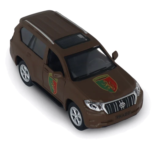 Автомодель TechnoDrive серии Шевроны Героев - Toyota Prado - 24 ОМБр (KM618824) фото 7