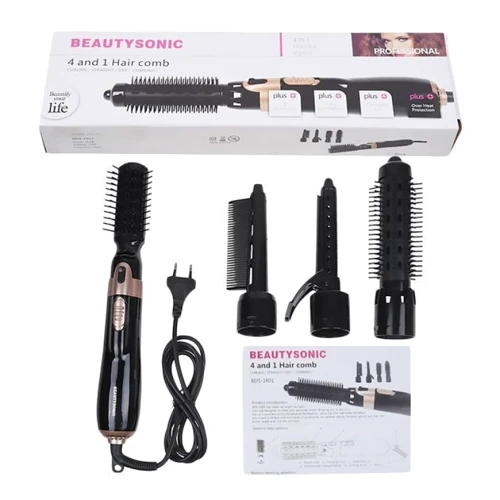 Фен BeautySonic 4в1 (BDS-1801): Дополнительные параметры Петля для подвешивания, Вращающийся шнур