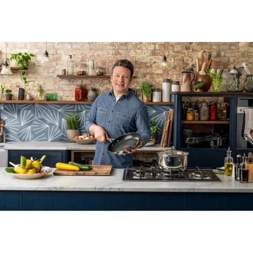 Сковорода Tefal Jamie Oliver Kitchen Essential 24 см (E3140474): Материал ручки Нержавеющая сталь