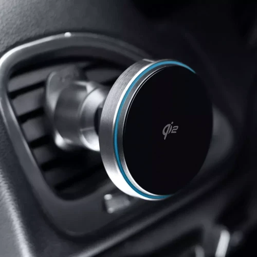 Держатель Proove Car Holder Wireless Charger Titanium Circle Qi2 15W Gray (WHTC15010003): Совместимость Для смартфона, Apple