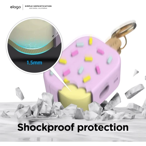 Чохол Elago Ice Cream Case Dark Brown (EAPP2-ICE-DBR) for Airpods Pro 2 фото 2