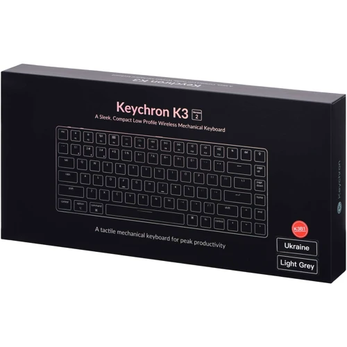 Клавиатура Keychron K3 84 keys, Low Profile Hot-Swap Optical White LED, Red (K3D1_KEYCHRON) фото 14