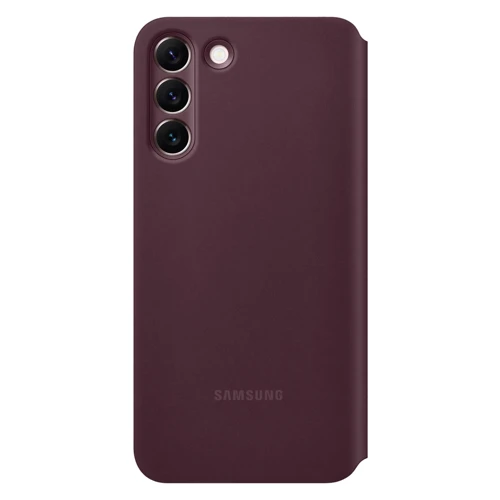 Чохол для телефона Samsung Smart Clear View Cover Burgundy (EF-ZS906CEEGRU) для Samsung S906 Galaxy S22+