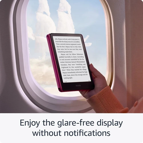 Электронная книга Amazon Kindle Paperwhite 12th Gen. 2024 16Gb Raspberry: Беспроводные возможности Wi-Fi (2.4GHz + 5GHz) / Bluetooth