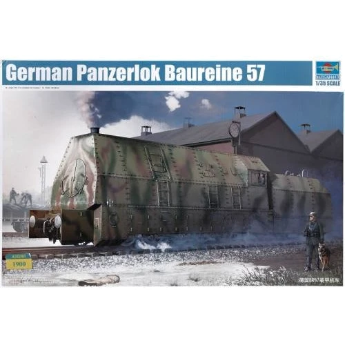 Модель Trumpeter Немецкий бронированный локомотив "Panzerlok BR57" (TR00219)
