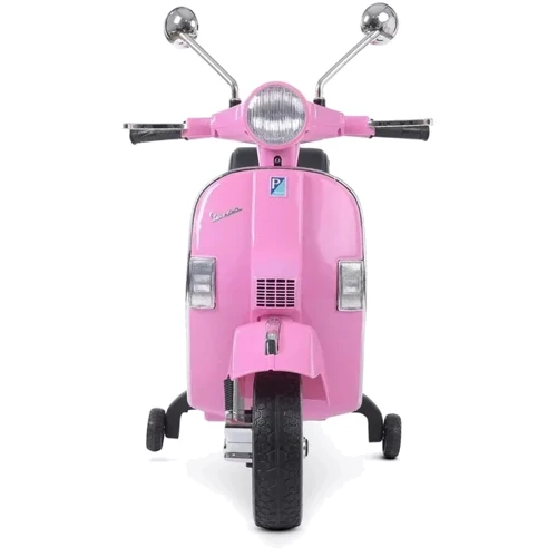 Дитячий електромотоцикл скутер Bambi Racer VESPA рожевий (M 4939EL-8): Вид мотоцикл
