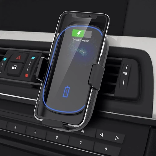 Держатель Adonit Car Holder Wireless Charging 15W Black: Особенности wireless charging, автодержатель