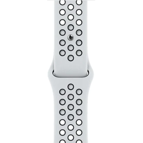 Apple Watch Series 7 Nike 41mm GPS Starlight Aluminum Case with Pure Platinum / Black Nike Sport Band (MKN33) UA: Матеріал корпусу алюміній