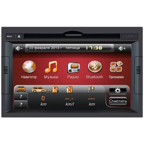 RoadRover Citroen Berlingo 2009-2013: Дисплей 7 TFT сенсорний