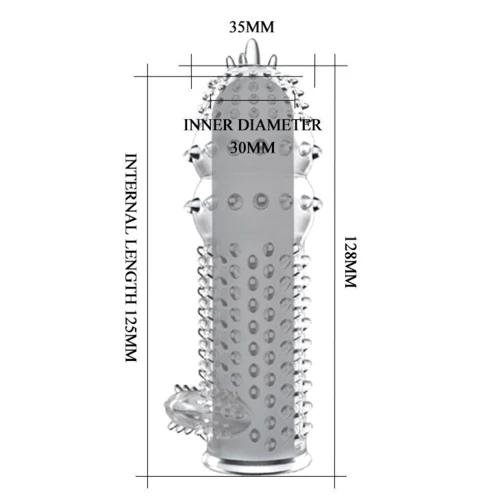 Насадка-презерватив Penis Sleeve, BI-010045C