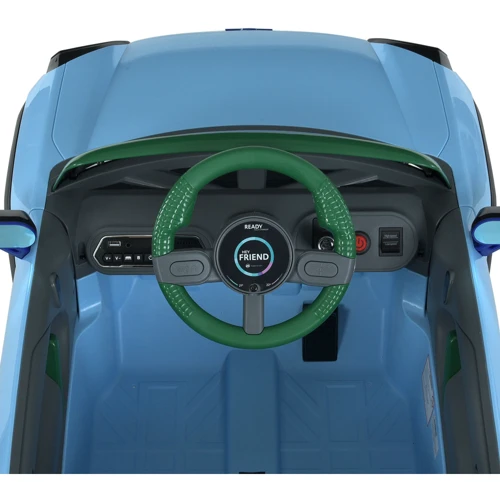 Дитячий електромобіль Bambi Mini Cooper блакитний (JE1688EBLR-4(24V))