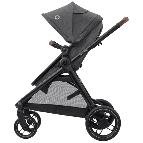 Универсальная коляска 3 в 1 MAXI-COSI ZELIA S TRIO (Dark Grey): Материал колес полиуретан