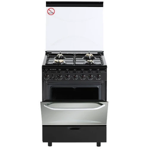 Газовая плита Fresh I60G2/01 БО ЕР (Black): Рабочая поверхность эмаль